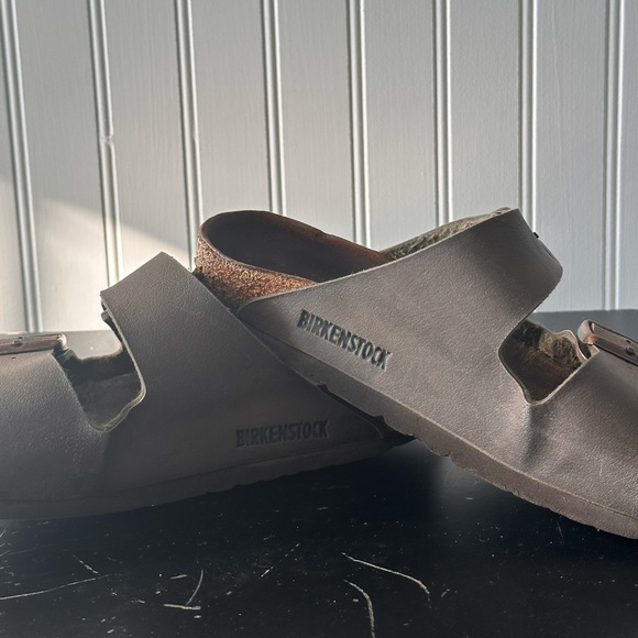Birkenstock Arizona Birkibuc - Stone - 38 - Picture 7 of 9